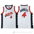 Camiseta Barkley #4 USA 1996 Blanco