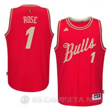 Camiseta Rose Christmas #1 Chicago Bulls Rojo