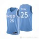 Camiseta Derrick Rose #25 Minnesota Timberwolves Ciudad Azul