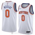 Camiseta Emmanuel Mudiay #0 New York Knicks Association 2018 Blanco
