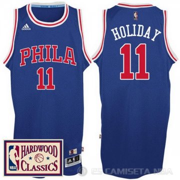 Camiseta Holiday #11 Philadelphia 76ers Retro Azul