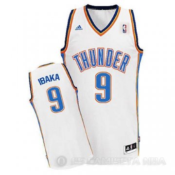 Camiseta Ibaka #9 Oklahoma City Thunder Blanco