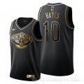 Camiseta Jaxson Hayes #10 Golden Edition New Orleans Pelicans Negro