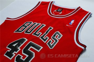 Camiseta Jordan #45 Chicago Bulls Rojo