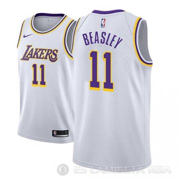 Camiseta Michael Beasley #11 Los Angeles Lakers Association 2018-19 Blanco