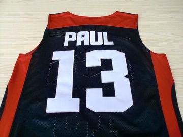 Camiseta Paul #13 USA 2012 Negro