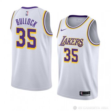 Camiseta Reggie Bullock #35 Los Angeles Lakers Association 2018-19 Blanco