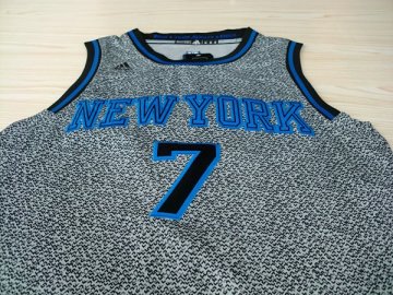 Camiseta Anthony #7 Knicks 2013 Moda Estatica Gris