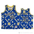 Camiseta Stephen Curry #30 Golden State Warriors Hardwood Classics Tear Up Pack Azul