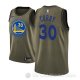 Camiseta Stephen Curry #30 Los Angeles Lakers Nike Verde
