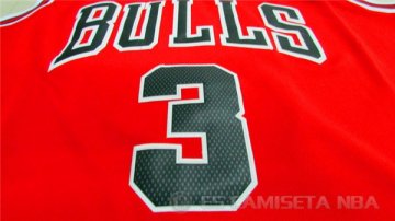 Camiseta Wade #3 Chicago Bulls Rojo