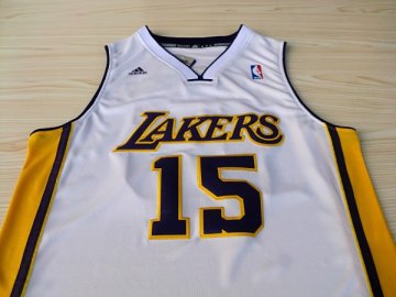 Camiseta World Peace #15 Los Angeles Lakers Blanco