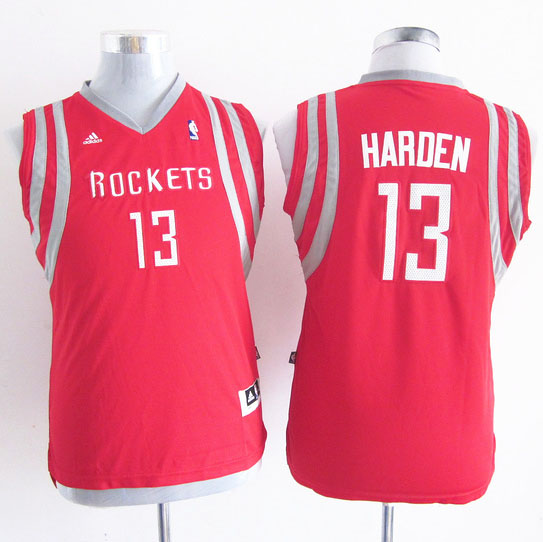 Camiseta Harden #13 Houston Rockets Nino Rojo - Haga un click en la imagen para cerrar