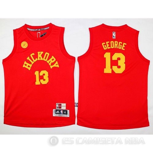 Camiseta Hickory George #13 Indiana Pacers Nino Rojo - Haga un click en la imagen para cerrar