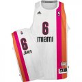 Camiseta James #6 Heats ABA Blanco