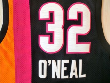 Camiseta O Neal #32 Heats ABA Negro