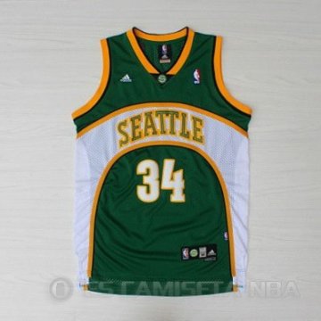 Camiseta Allen Sonics #34 Seattle SuperSonics Verde