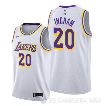 Camiseta Andre Ingram #20 Los Angeles Lakers Association Blanco