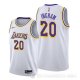 Camiseta Andre Ingram #20 Los Angeles Lakers Association Blanco