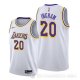 Camiseta Andre Ingram #20 Los Angeles Lakers Association Blanco