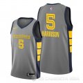 Camiseta Andrew Harrison #5 Memphis Grizzlies Ciudad Edition Gris