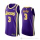 Camiseta Anthony Davis #3 Los Angeles Lakers Statement Autentico Violeta