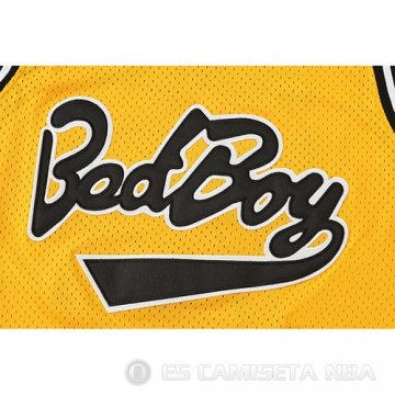 Camiseta Badboy Smalls #72 Pelicula Amarillo