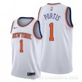 Camiseta Bobby Portis #1 New York Knicks Association Blanco