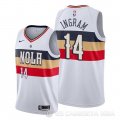 Camiseta Brandon Ingram #14 New Orleans Pelicans Earned Blanco