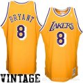 Camiseta Bryant #8 Los Angeles Lakers Retro Amarillo