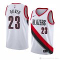 Camiseta Cameron Oliver #23 Portland Trail Blazers Association 2018 Blanco
