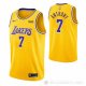 Camiseta Carmelo Anthony NO 7 Los Angeles Lakers Icon 2020 Amarillo