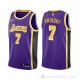 Camiseta Carmelo Anthony NO 7 Los Angeles Lakers Statement 2021 Violeta