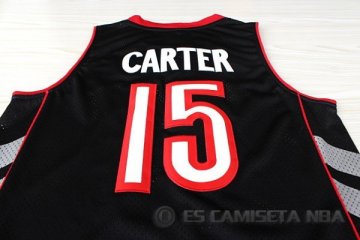 Camiseta Carter Negro #15 Toronto Raptors Purpura