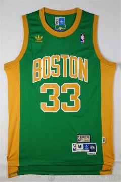 Camiseta Bird #33 Boston Celtics Verde Phnom Penh