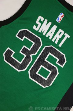 Camiseta Smart #36 Boston Celtics Borde DE Color Verde Oscuro