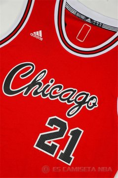 Camiseta Retro Butler #21 Chicago Bulls Rojo