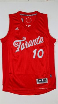 Camiseta Christmas Day Toronto Raptors DeRozan #10 Rojo 2016