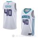 Camiseta Cody Zeller #40 Charlotte Hornets Association 2018 Blanco