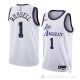 Camiseta D'Angelo Russell #1 Los Angeles Lakers Ciudad 2022-23 Blanco