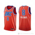 Camiseta Danilo Gallinari #8 Oklahoma City Thunder Statement Naranja