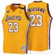 Camiseta Deng #23 Los Angeles Lakers Retro Amarillo 1999/2000