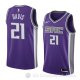 Camiseta Deyonta Davis #21 Sacramento Kings Icon 2018 Violeta