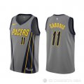 Camiseta Domantas Sabonis #11 Indiana Pacers Ciudad Gris