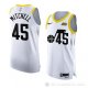 Camiseta Donovan Mitchell #45 Utah Jazz Association Autentico 2022-23 Blanco