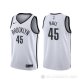 Camiseta Donta Hall #45 Brooklyn Nets Association 2020 Blanco