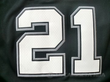 Camiseta Duncan #21 San Antonio Spurs Negro