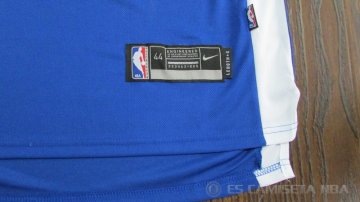 Camiseta Durant #35 Golden State Warriors Autentico Nino 2017-18 Azul
