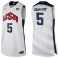 Camiseta Durant #5 USA 2012 Blanco