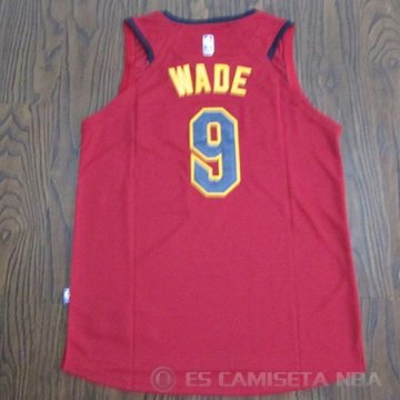 Camiseta Dwyane Wade #9 Cleveland Cavaliers 2017-18 Rojo